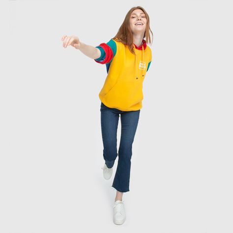 Poleron Hoodie Yellow-5