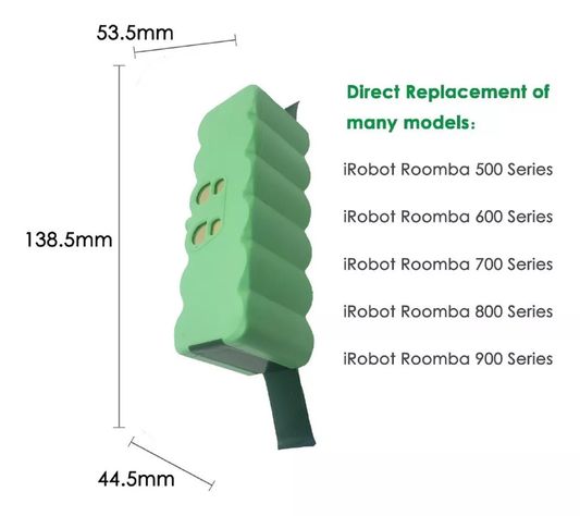 Bat. Litio 14.4v 5000ma Para IrobotRoomba Serie500-2
