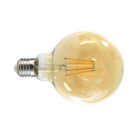 Pack 10 Ampolleta Globo LED E-27 Filamento 6W G95 Dimebale SEC-3
