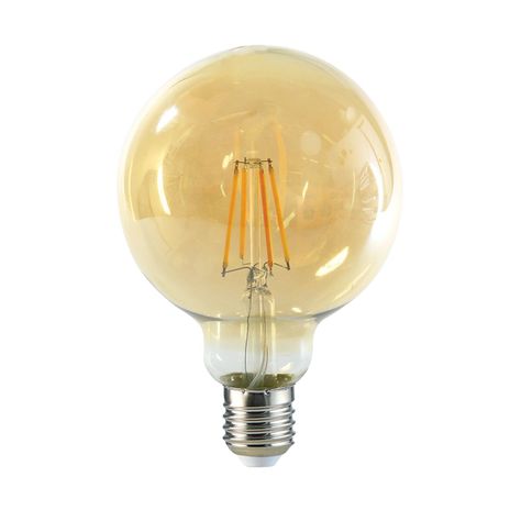 Pack 10 Ampolleta Globo LED E-27 Filamento 6W G95 Dimebale SEC-1