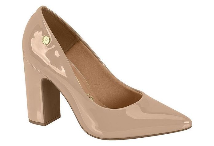 Zapato Mujer Taco Cuadrado Beige 1285-400- Vizzano-0