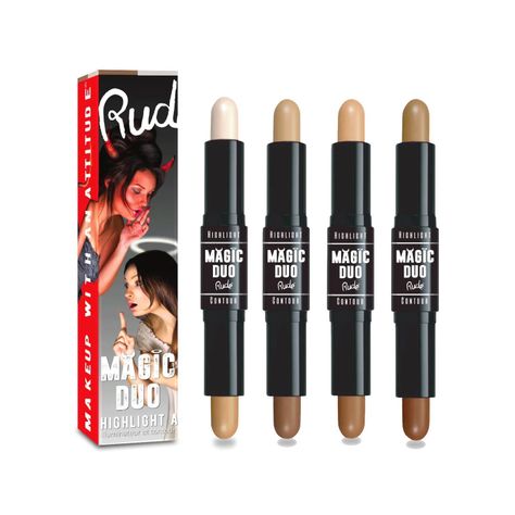 Contorno e Iluminador en Barra "Magic Duo" Dark Rude Cosmetics-5