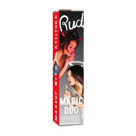 Contorno e Iluminador en Barra "Magic Duo" Dark Rude Cosmetics-2