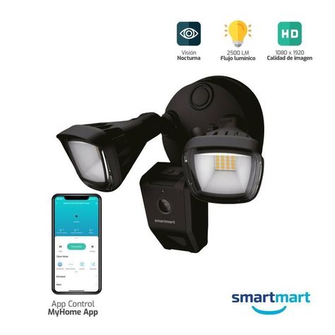 Foco inteligente con Luz y Cámara Smartmart-0