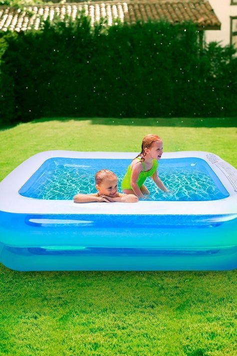 Piscina Rectangular Inflable  440 L 200x150x50 cm-4