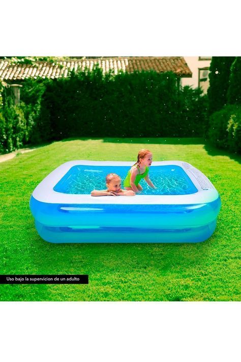 Piscina Rectangular Inflable  440 L 200x150x50 cm-6