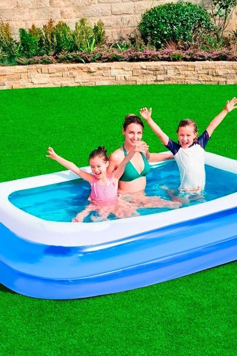 Piscina Rectangular Inflable  440 L 200x150x50 cm-1