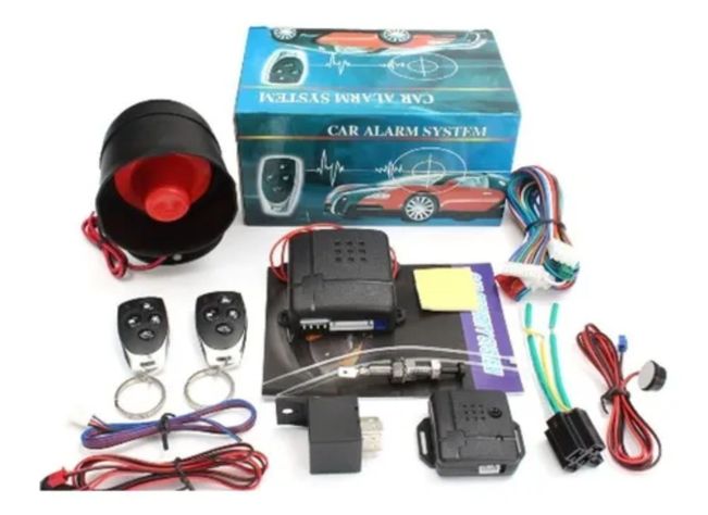 Alarma De Auto Sistema De Seguridad 2 Mandos-0