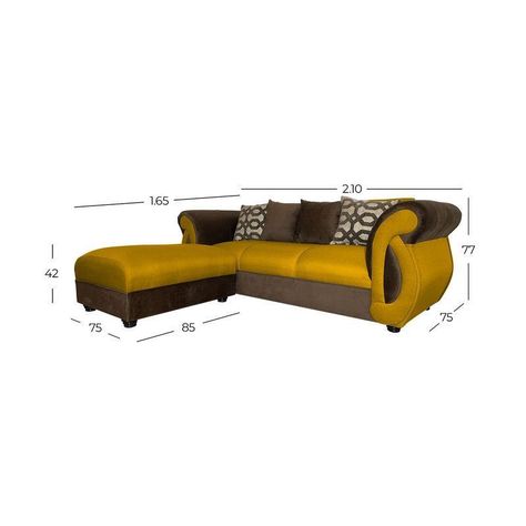 Seccional New Dominga Amarillo 3 Cuerpos-3