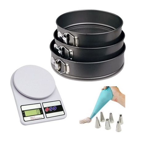 Molde Reposteria + Balanza Cocina + Manga-0
