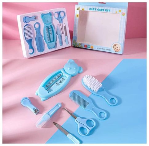SET CUIDADO PARA BEBE CELESTE 7 PIEZAS-1