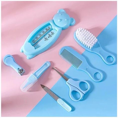 SET CUIDADO PARA BEBE CELESTE 7 PIEZAS-2