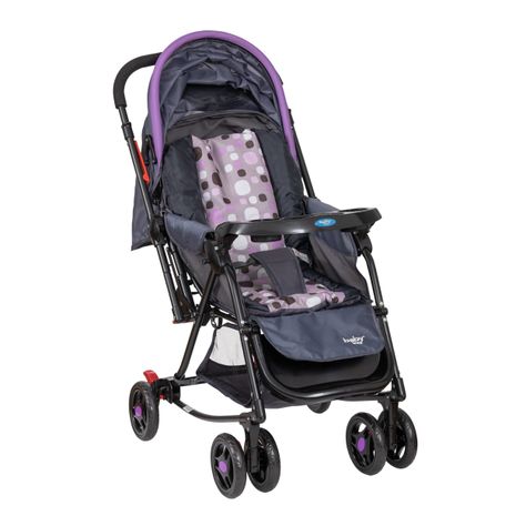 Coche Cuna Balancin Baby Way Bw-309 Morado-5