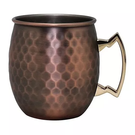 Set 2 Tazones Para Tragos Copper Mug Wayu Cobre 600ml-1