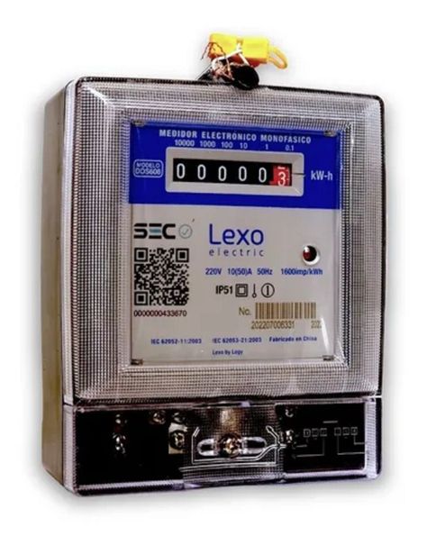 Medidor Electronico Monofasico Lexo Certificado 10(50)a-0