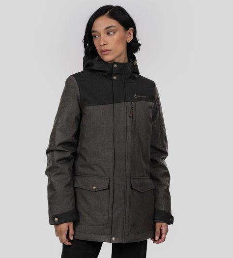 Chaqueta Haneret Mujer DarkGrey Gnomo-0
