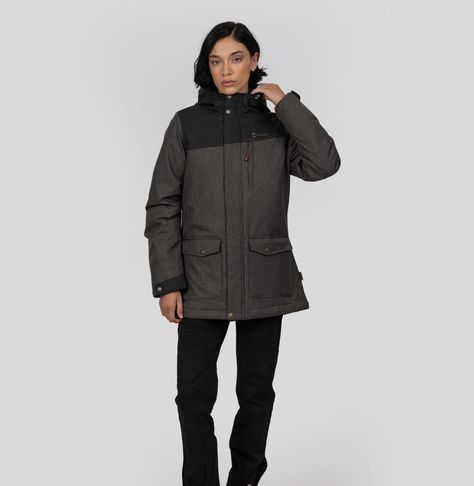 Chaqueta Haneret Mujer DarkGrey Gnomo-1