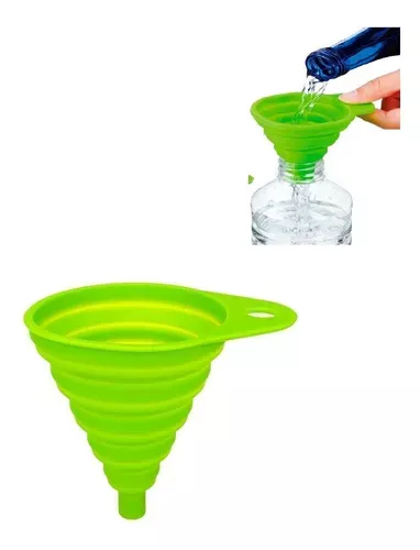 Embudo Plastico Embudo De Silicona Plegable Embudo Multiuso-1