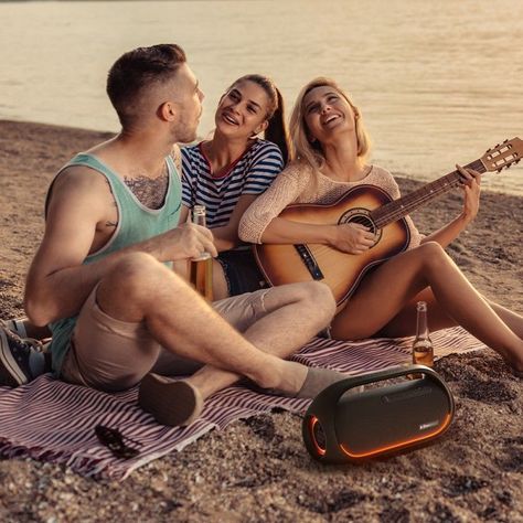 Parlante Bluetooth 60w Tronsmart Bang SoundPulse NFC Version mejorada-6