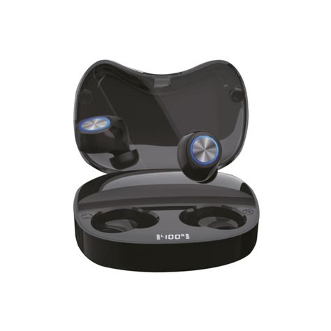 Audifonos Bluetooth 5.0 Recargable Touch Negro Audiopro-0