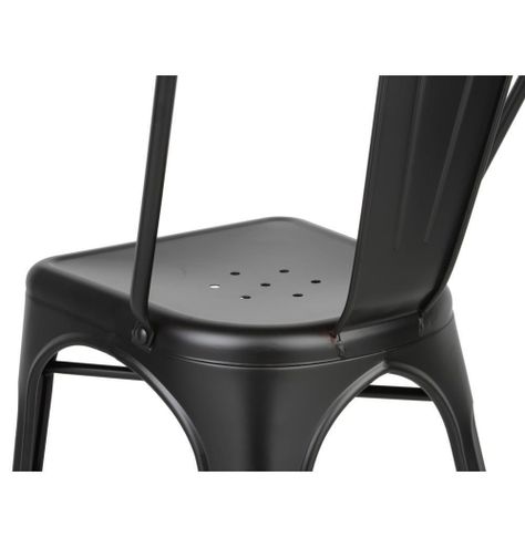 Silla Tolix Negra Mate -2
