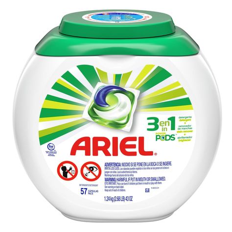 Ariel Pods Detergente 3 En 1 Capsulas 57-0