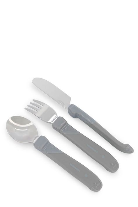 Servicio de acero inox Twistshake 12+m gris-1