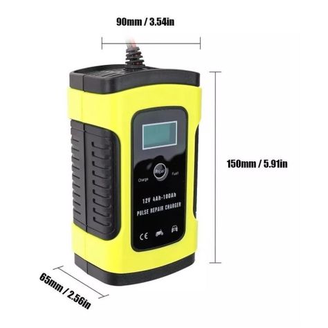 Cargador Inteligente De Batería 12v Partidor De Auto-1