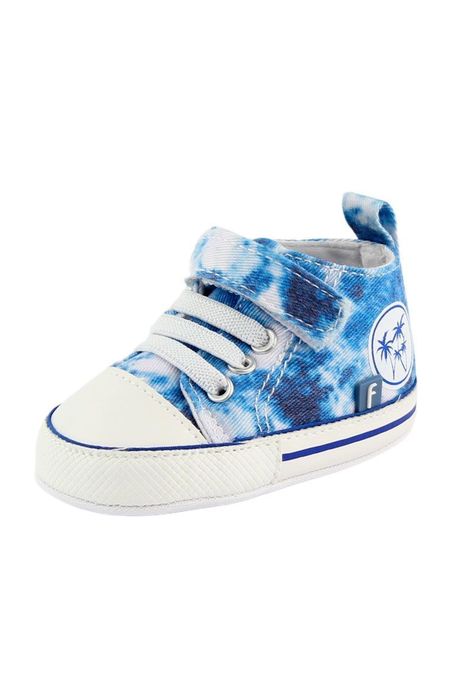 Zapatilla caña velcro elastico bebé soft niño 824-1