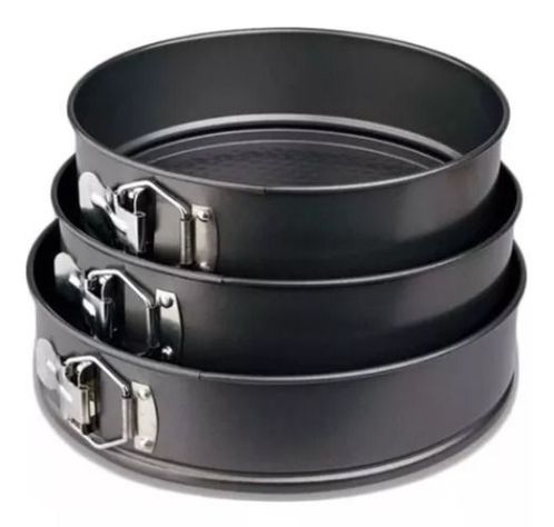 Set Moldes Torta Desmontable 3 Pieza 24/26/28 Cm-0