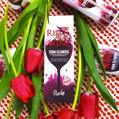 Espuma Limpiadora Facial "Red Red Wine" Rude Cosmetics-2