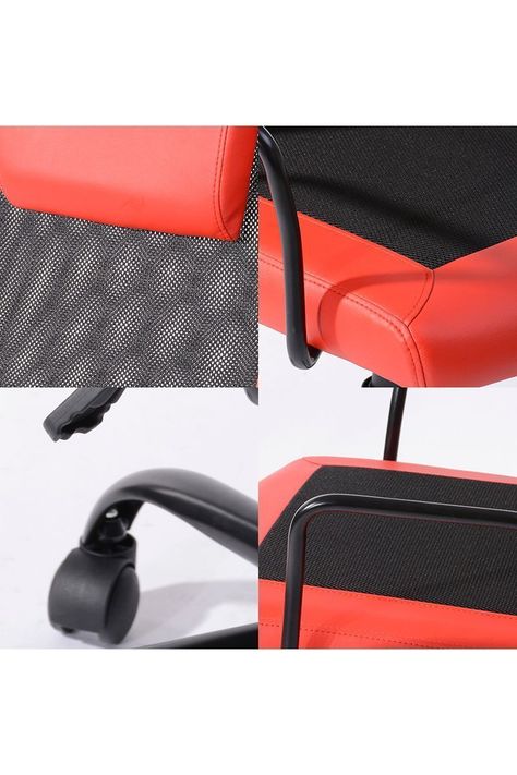Silla Gamer Mersh II Rojo-5