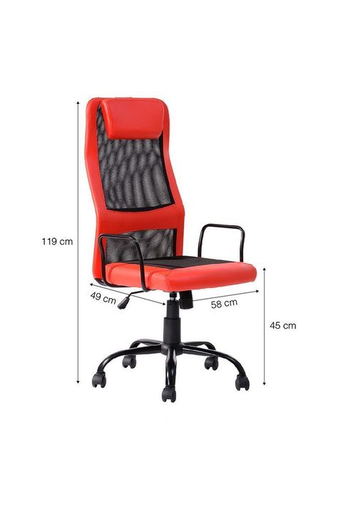Silla Gamer Mersh II Rojo-2