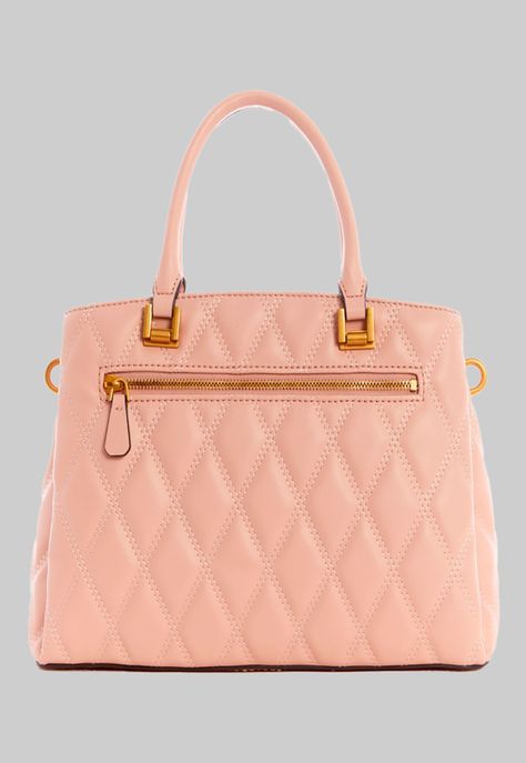 Cartera Triana 3 Compartment Satchel Rosado Guess-2