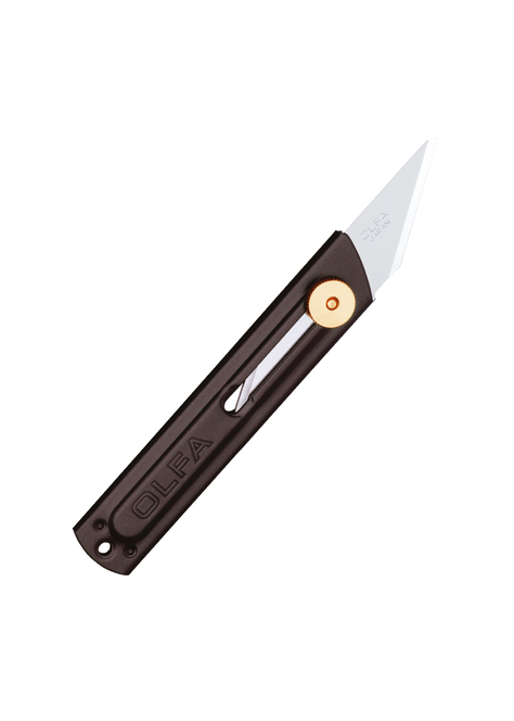 CUCHILLO DE ACERO INOXIDABLE DE 18MM. PARA TALLAR MADERA CON SEGURO MANUAL-1