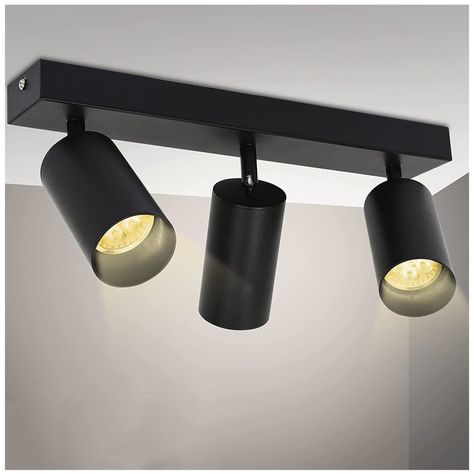 Foco Spotlight Sobrepuesto 3xGU-10 Altair III Negro-4