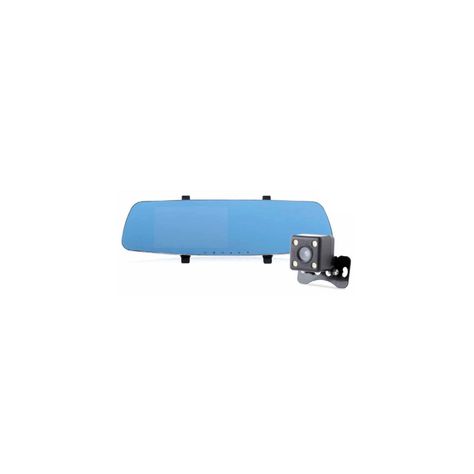 Espejo Retrovisor 2 Cámaras Auto - Puntostore-0