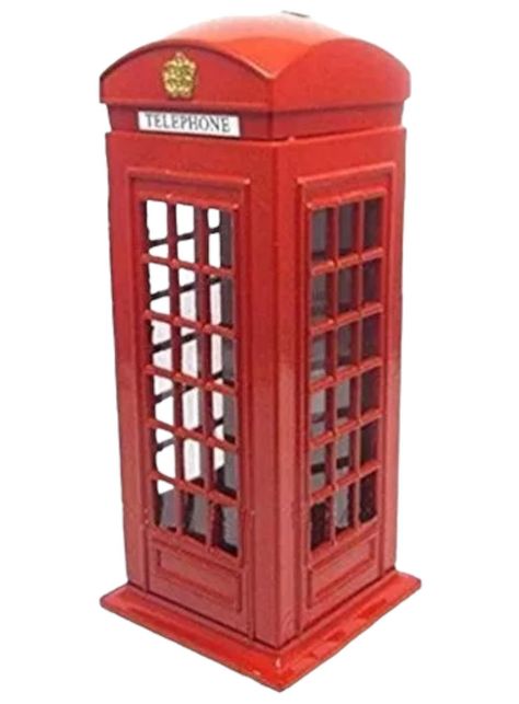 ALCANCIA METALICA TELEFONO LONDRES 13X6X6 CMS-0