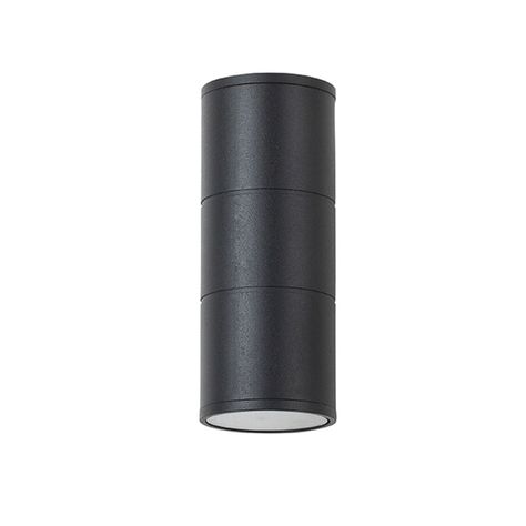 Apliqué Bidireccional LED Incorporado Negro 2*5W-1