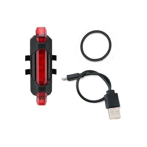 Luz Led Para Bicicletas Seguridad Recargable 50 Lúmenes - PuntoStore-2