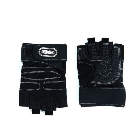 Guantes de entrenamiento antideslizantes negros-1
