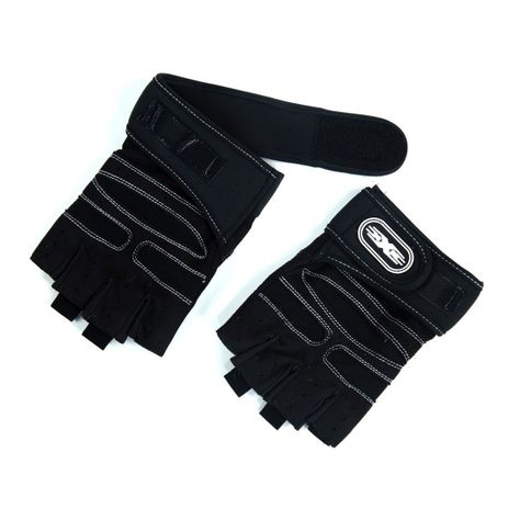 Guantes de entrenamiento antideslizantes negros-0