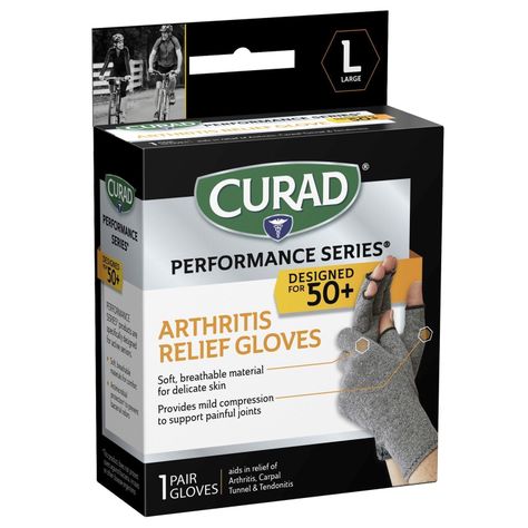 Guantes Para Aliviar La Artritis Talla L Curad Performance-1