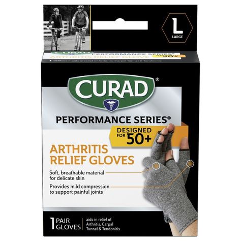 Guantes Para Aliviar La Artritis Talla L Curad Performance-0