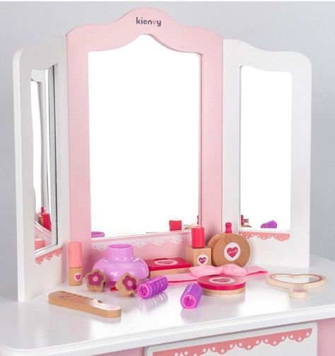 Tocador de madera para Princesas.-2
