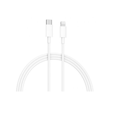 Cable Tipo C a Lightning Carga y Sincroniza 1mt Blanco Tecnolab-0