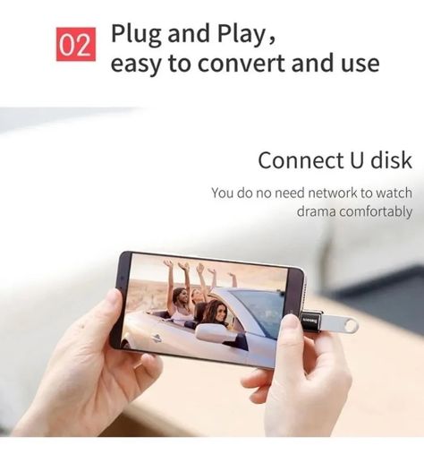 Adaptador Usb-c Macho A Usb Hembra 3.0 Baseus - Original-5