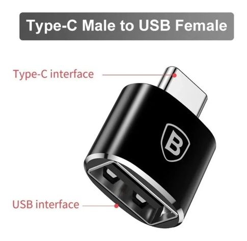 Adaptador Usb-c Macho A Usb Hembra 3.0 Baseus - Original-6