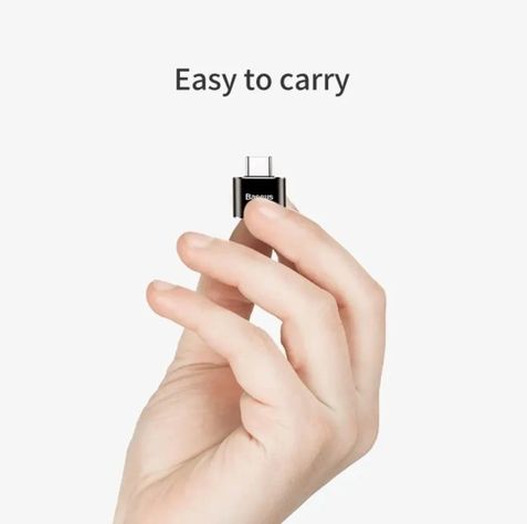 Adaptador Usb-c Macho A Usb Hembra 3.0 Baseus - Original-1