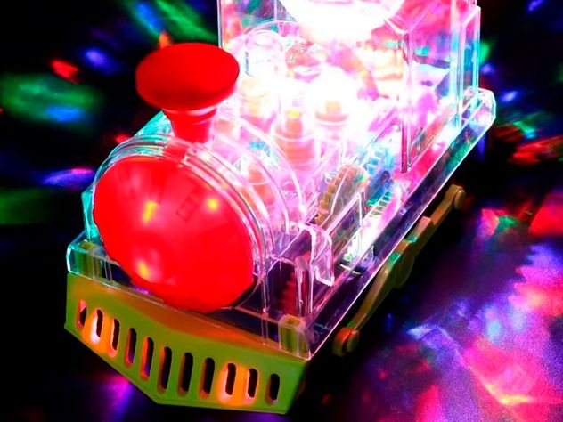 Tren Eléctrico Auto Musical Luces Engranajes Juega-1